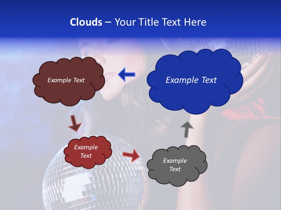 Portrait Women Young PowerPoint Template