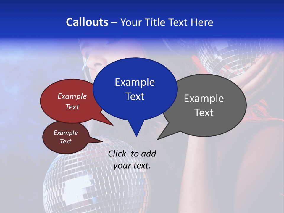 Portrait Women Young PowerPoint Template