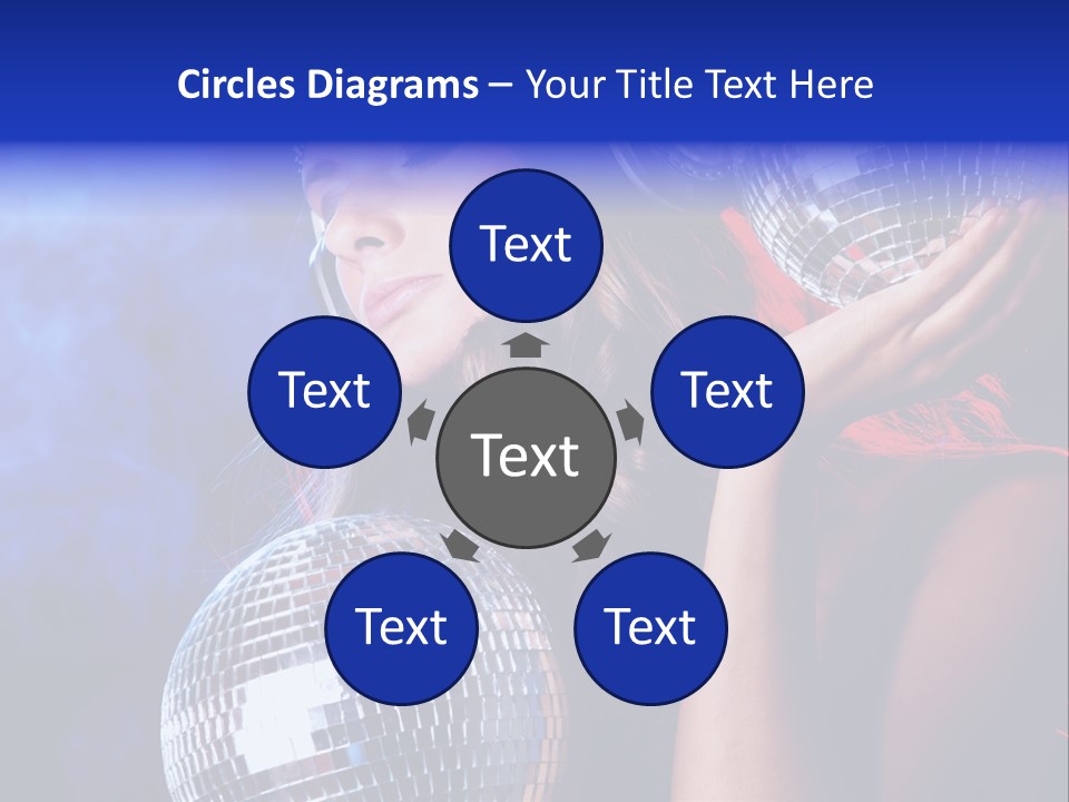 Portrait Women Young PowerPoint Template