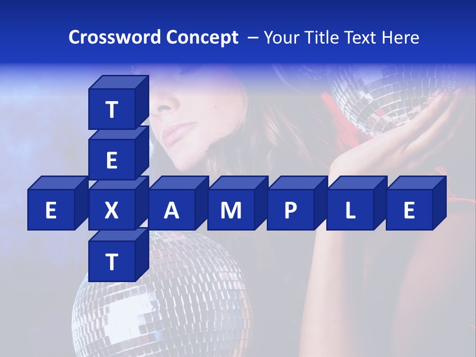 Portrait Women Young PowerPoint Template