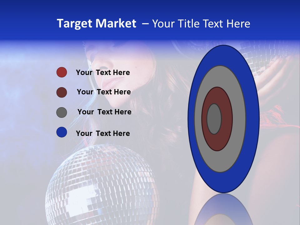 Portrait Women Young PowerPoint Template