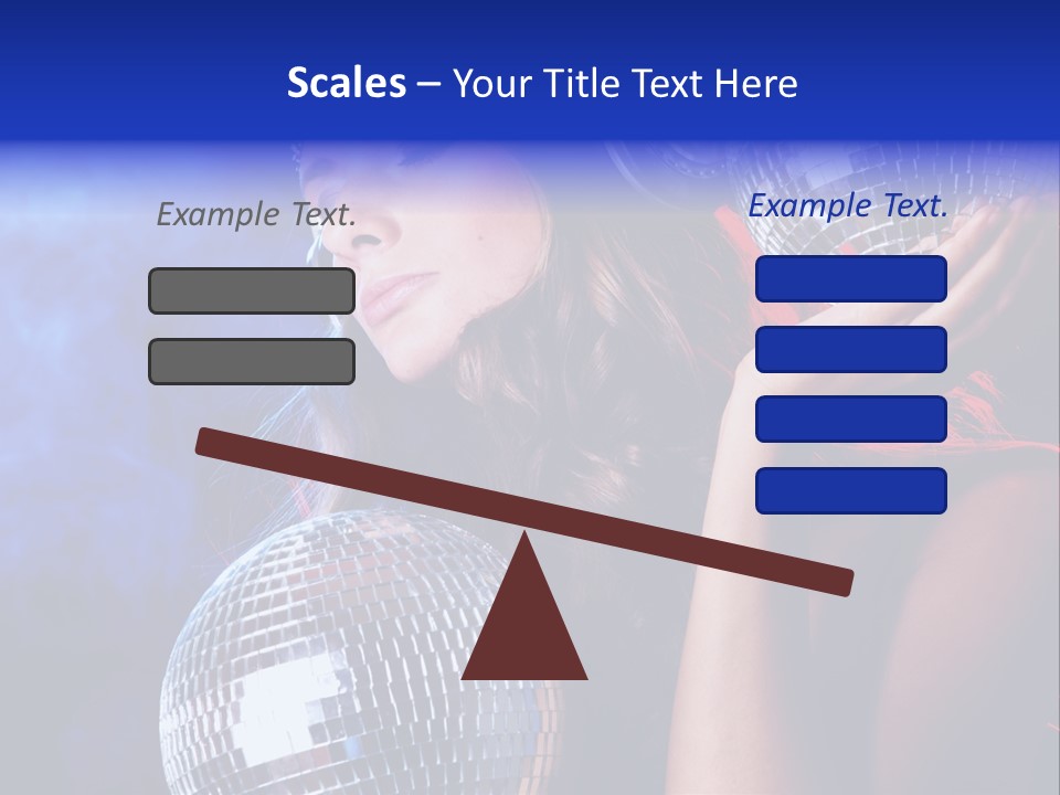 Portrait Women Young PowerPoint Template