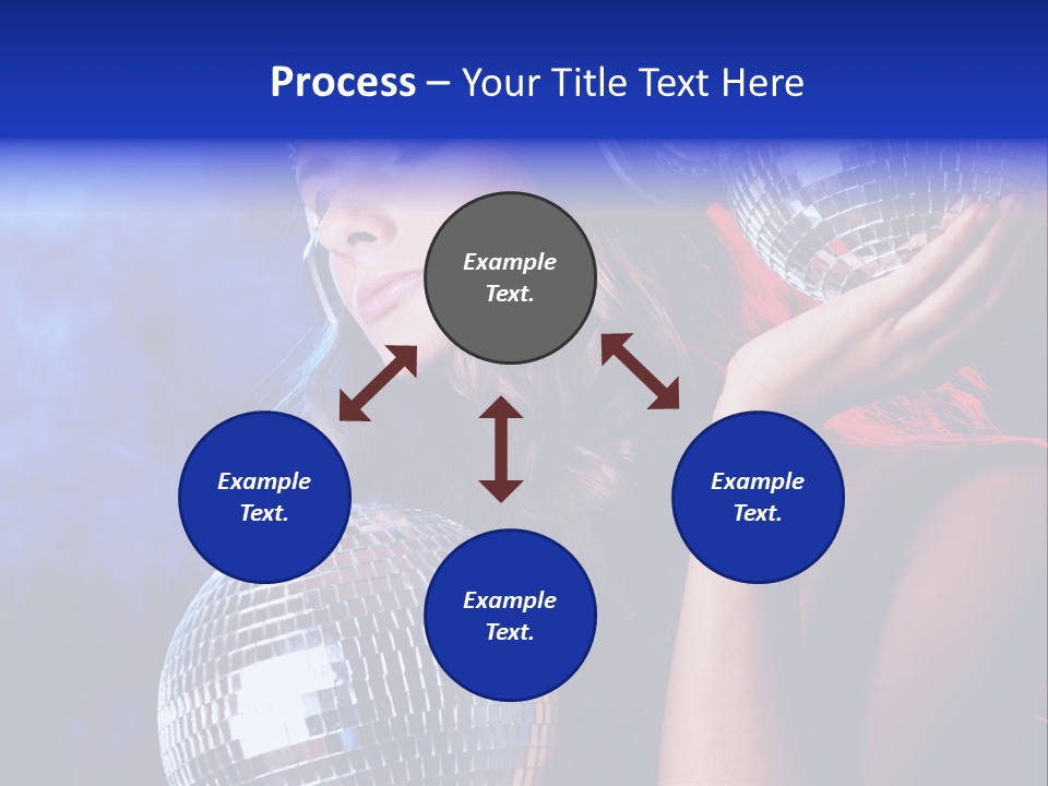 Portrait Women Young PowerPoint Template