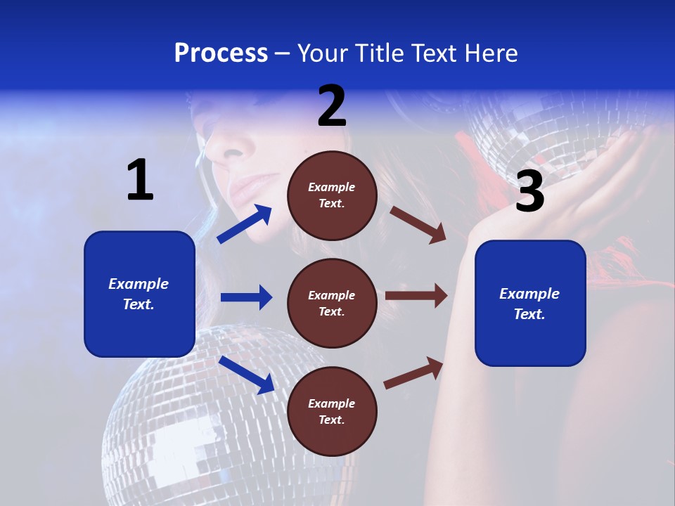 Portrait Women Young PowerPoint Template