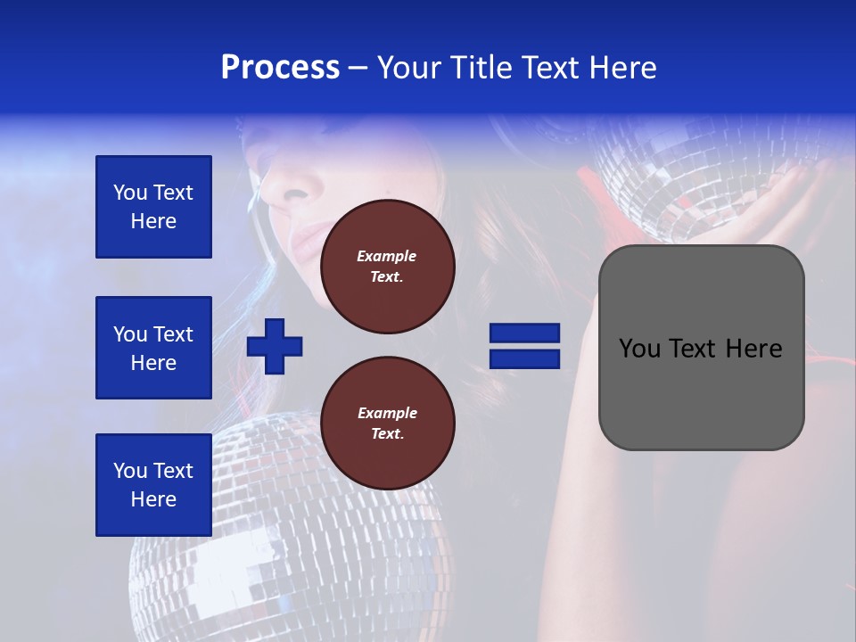 Portrait Women Young PowerPoint Template