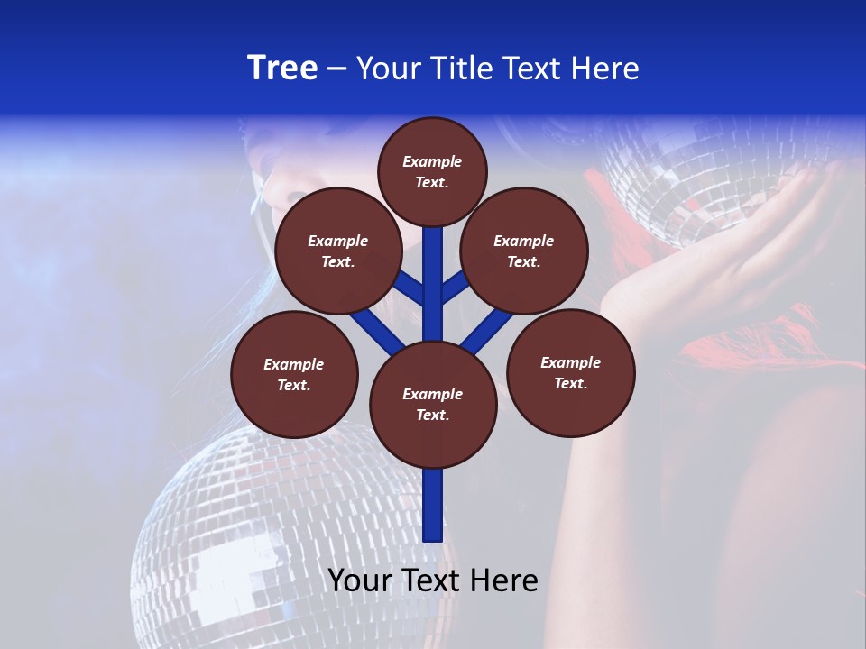 Portrait Women Young PowerPoint Template