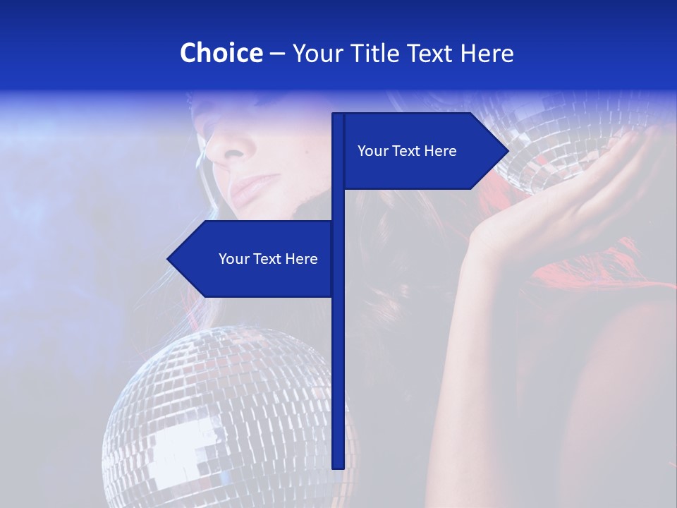 Portrait Women Young PowerPoint Template