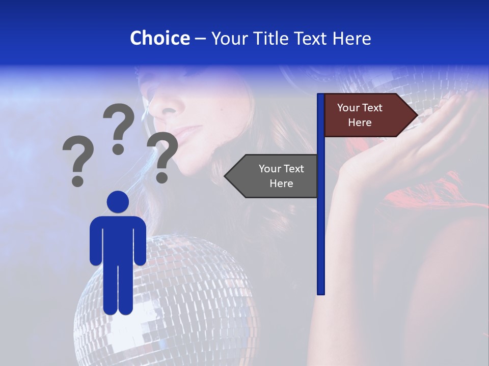 Portrait Women Young PowerPoint Template