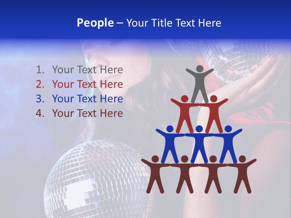 Portrait Women Young PowerPoint Template