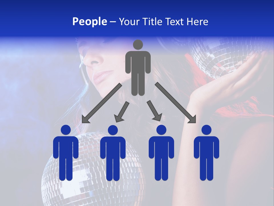 Portrait Women Young PowerPoint Template