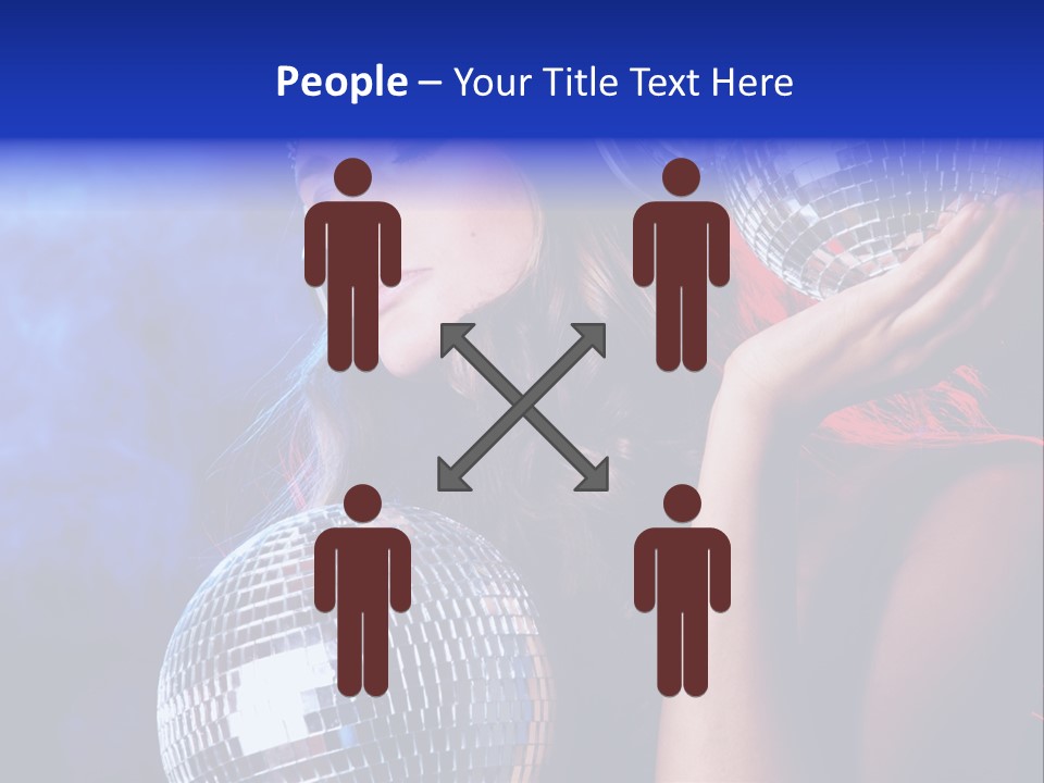 Portrait Women Young PowerPoint Template