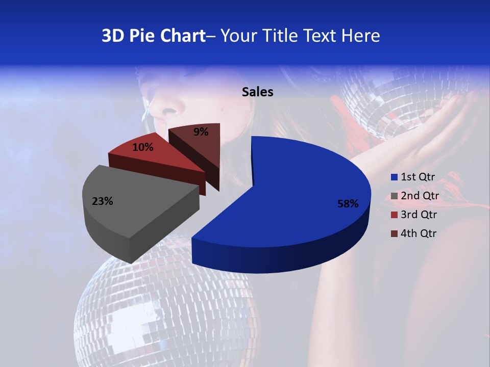Portrait Women Young PowerPoint Template