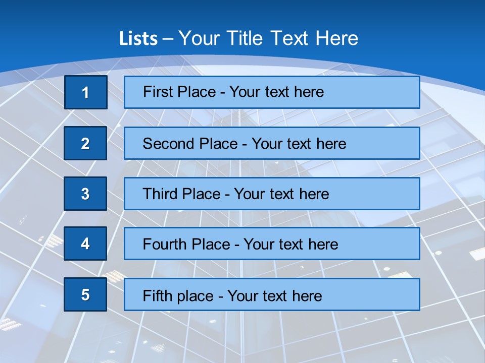 Shiny Office Lines PowerPoint Template