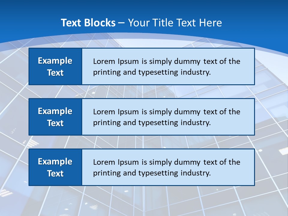 Shiny Office Lines PowerPoint Template