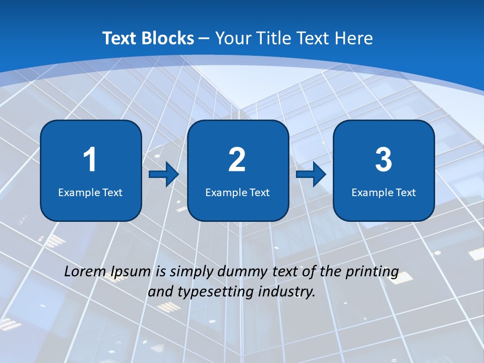 Shiny Office Lines PowerPoint Template