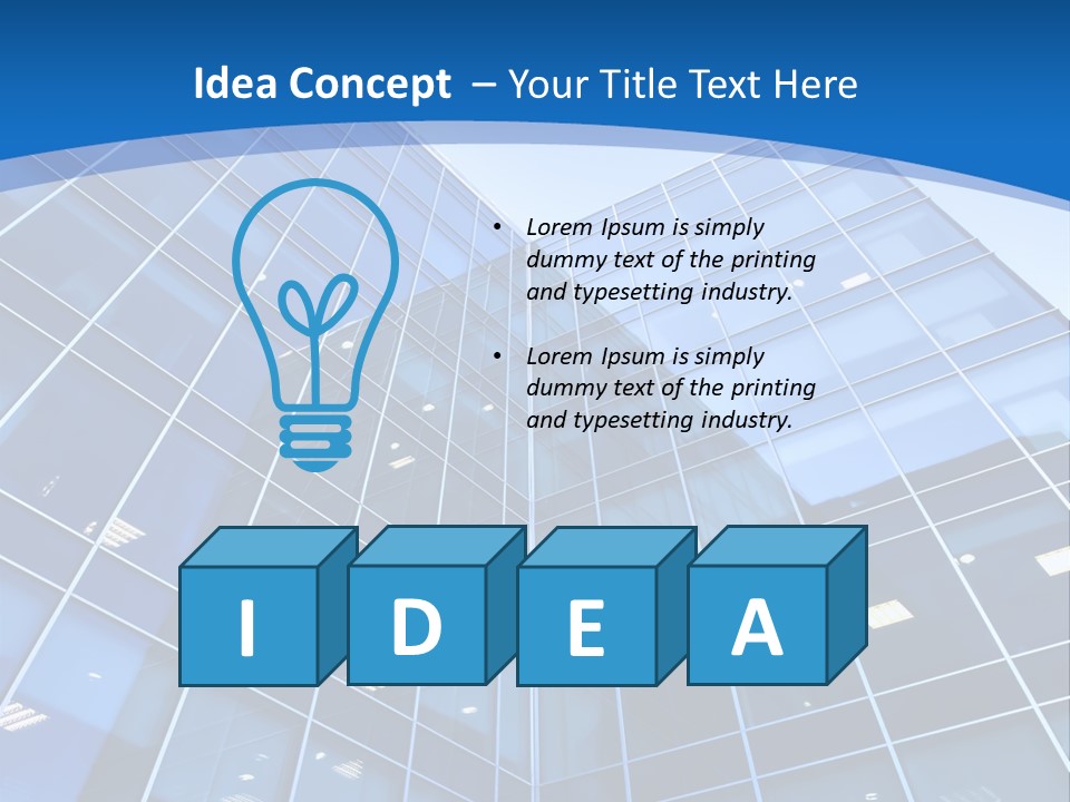 Shiny Office Lines PowerPoint Template