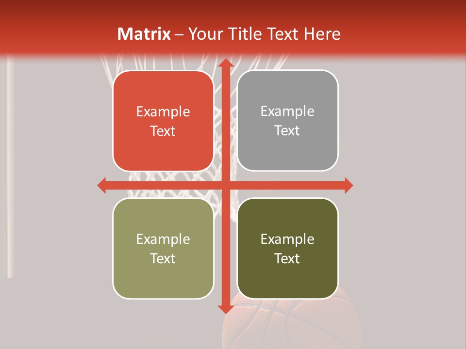 Ball Net Goal PowerPoint Template