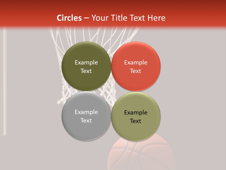 Ball Net Goal PowerPoint Template