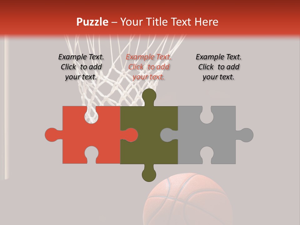 Ball Net Goal PowerPoint Template