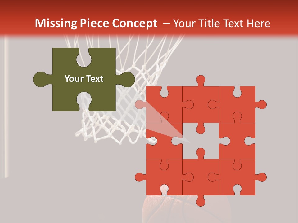 Ball Net Goal PowerPoint Template