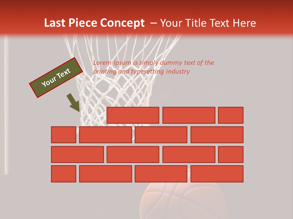 Ball Net Goal PowerPoint Template