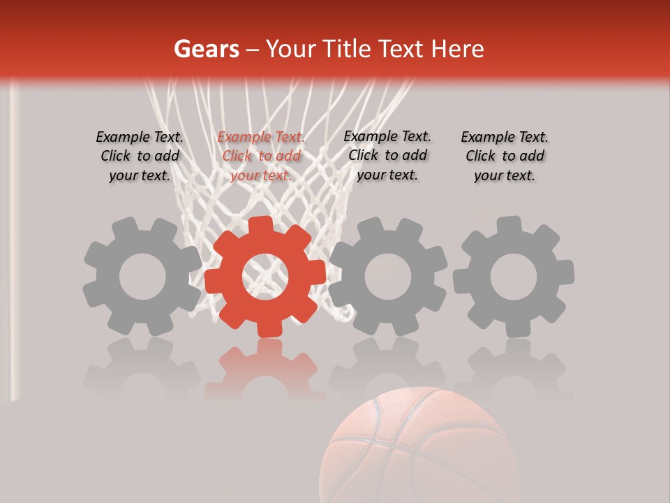 Ball Net Goal PowerPoint Template