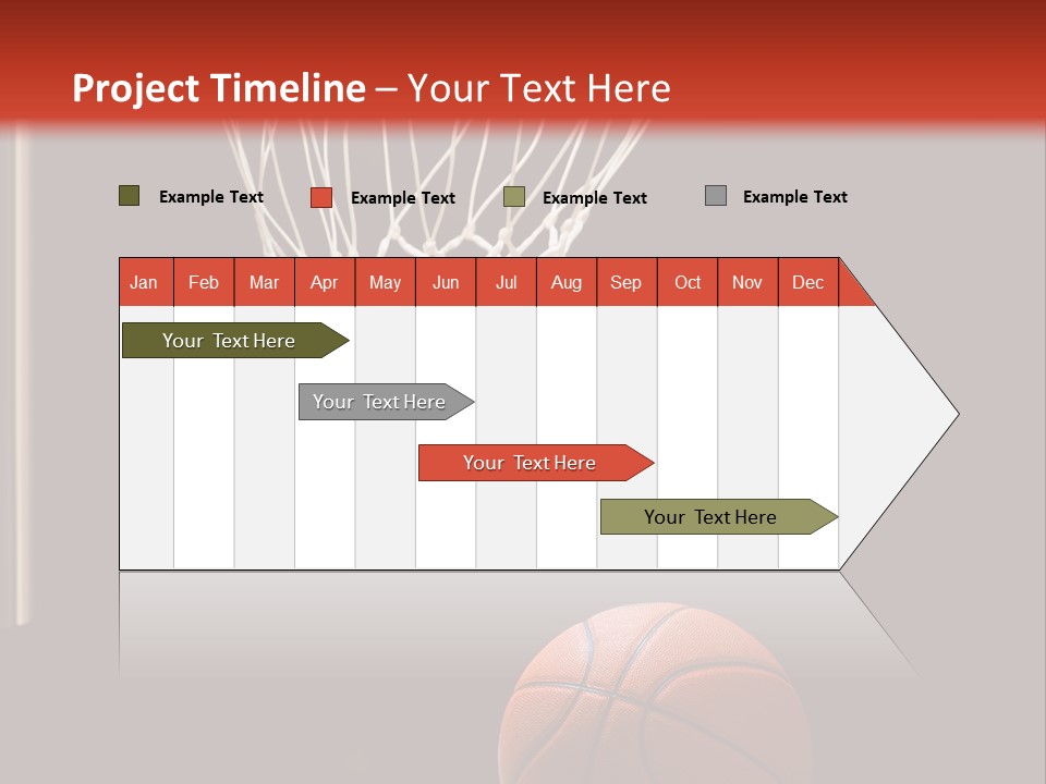 Ball Net Goal PowerPoint Template