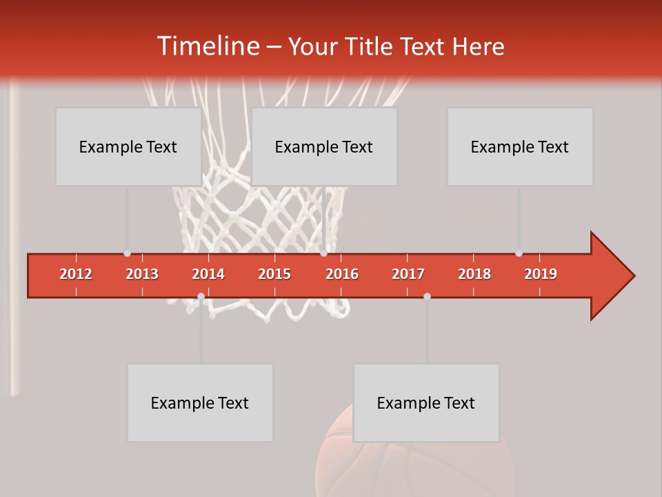 Ball Net Goal PowerPoint Template