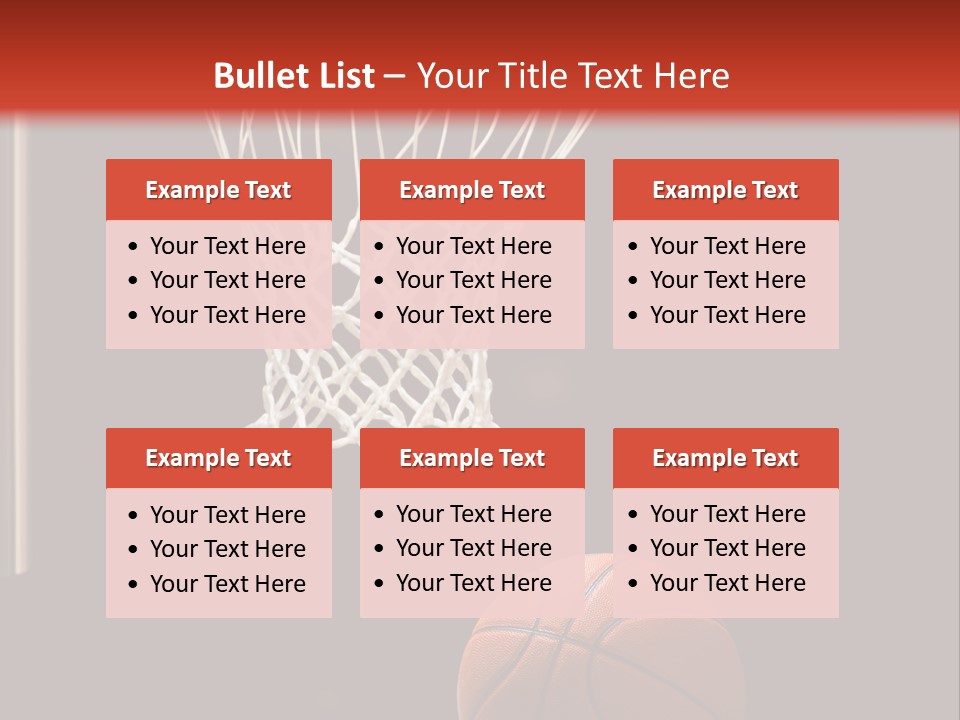 Ball Net Goal PowerPoint Template