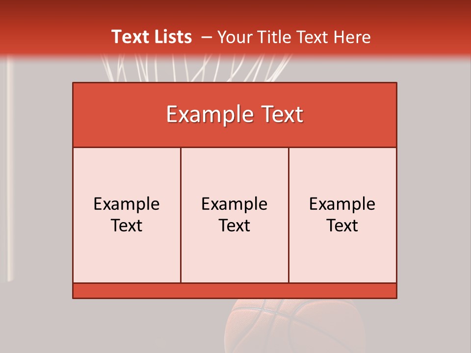 Ball Net Goal PowerPoint Template