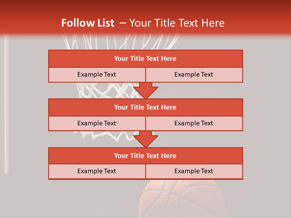 Ball Net Goal PowerPoint Template