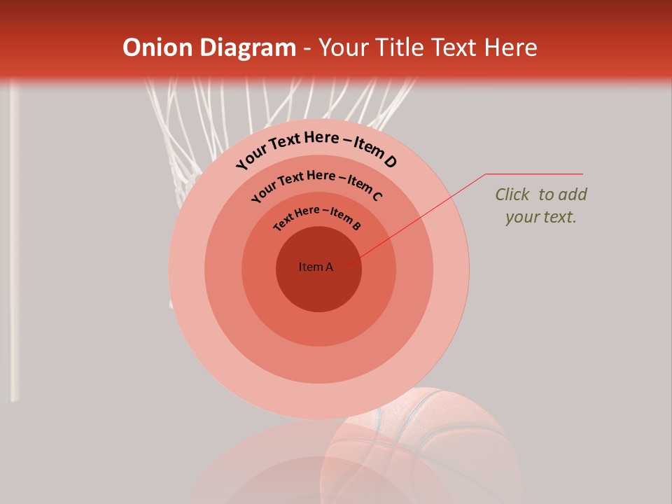Ball Net Goal PowerPoint Template