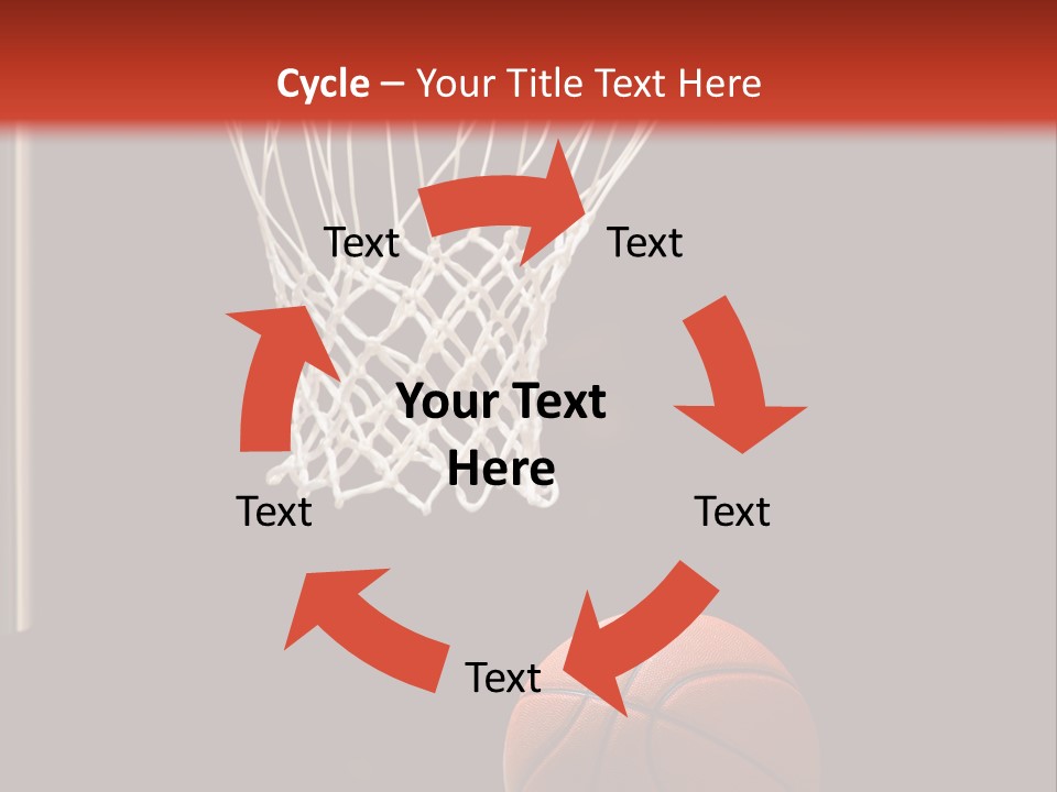 Ball Net Goal PowerPoint Template