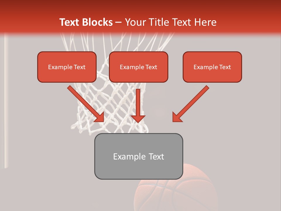 Ball Net Goal PowerPoint Template