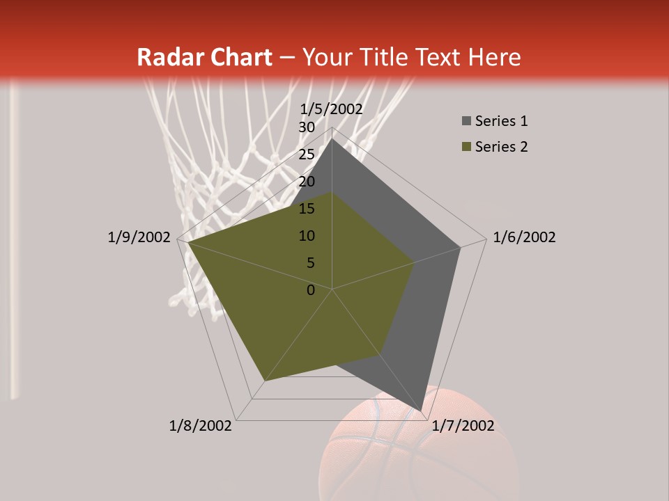 Ball Net Goal PowerPoint Template