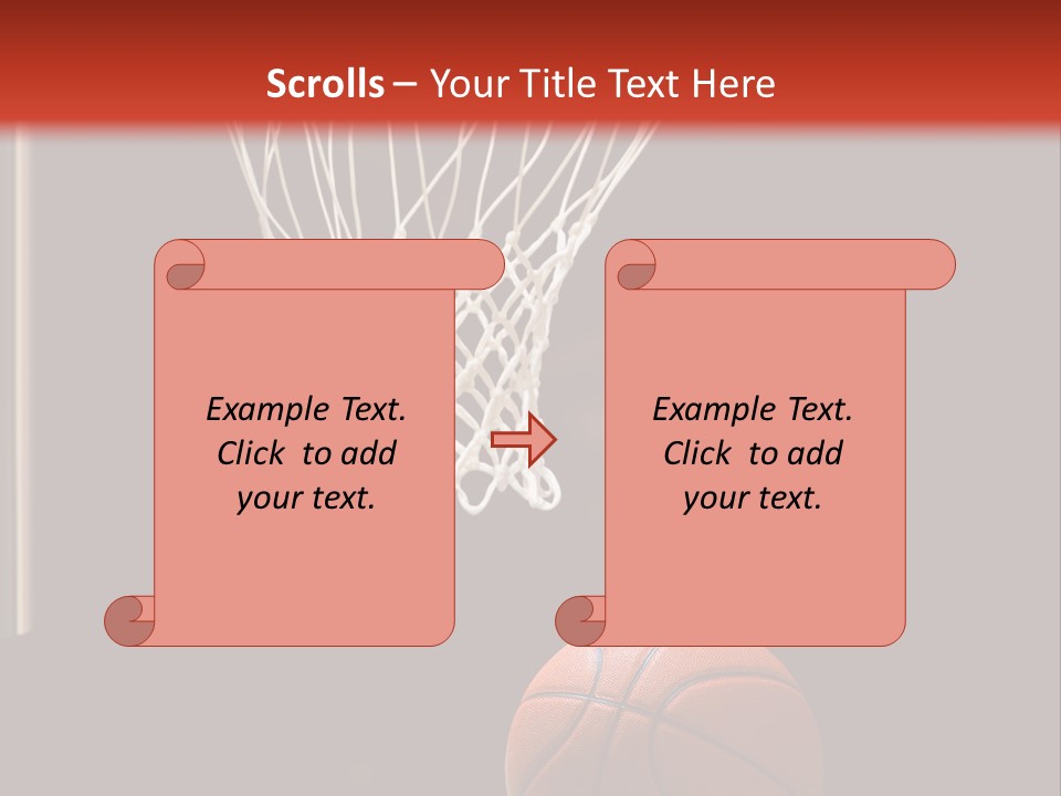 Ball Net Goal PowerPoint Template