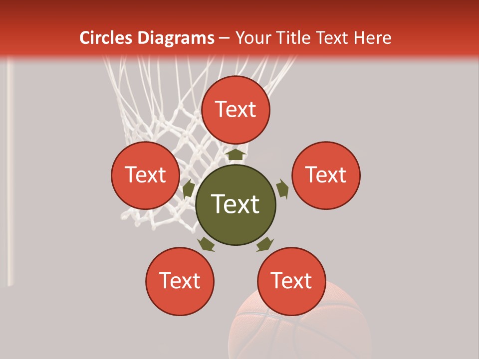 Ball Net Goal PowerPoint Template