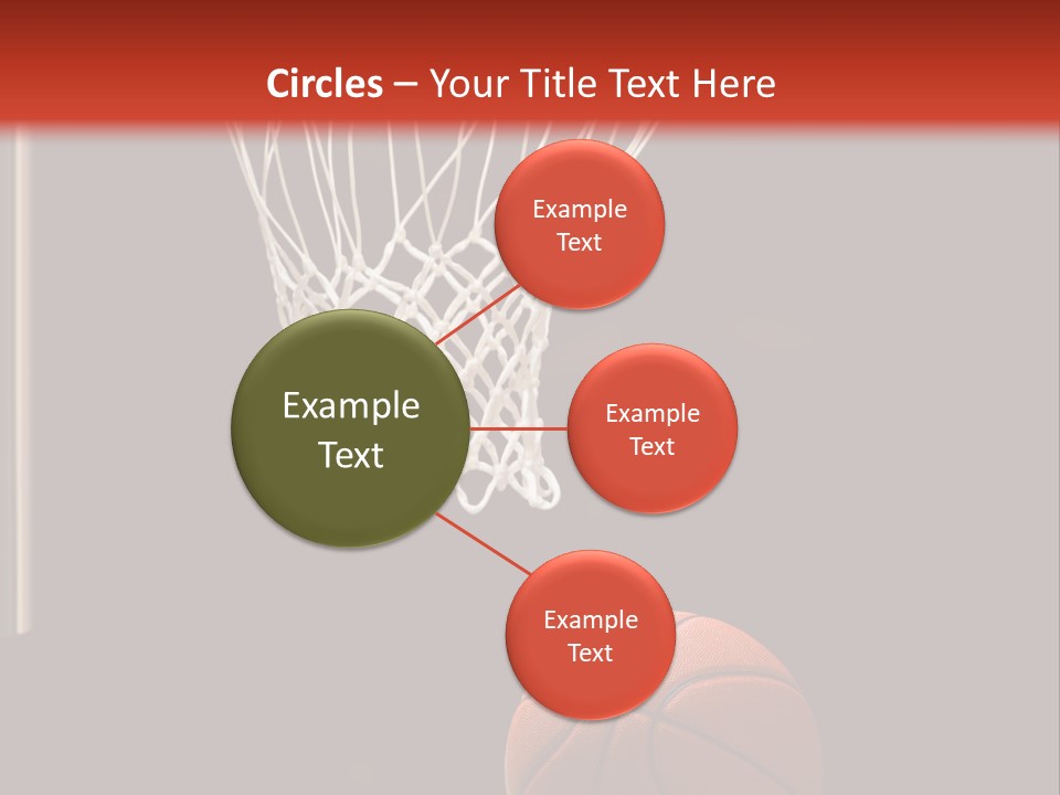 Ball Net Goal PowerPoint Template