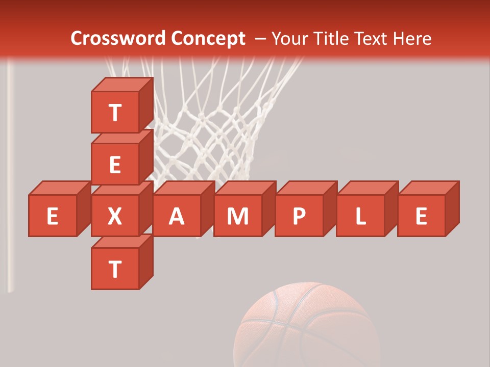 Ball Net Goal PowerPoint Template