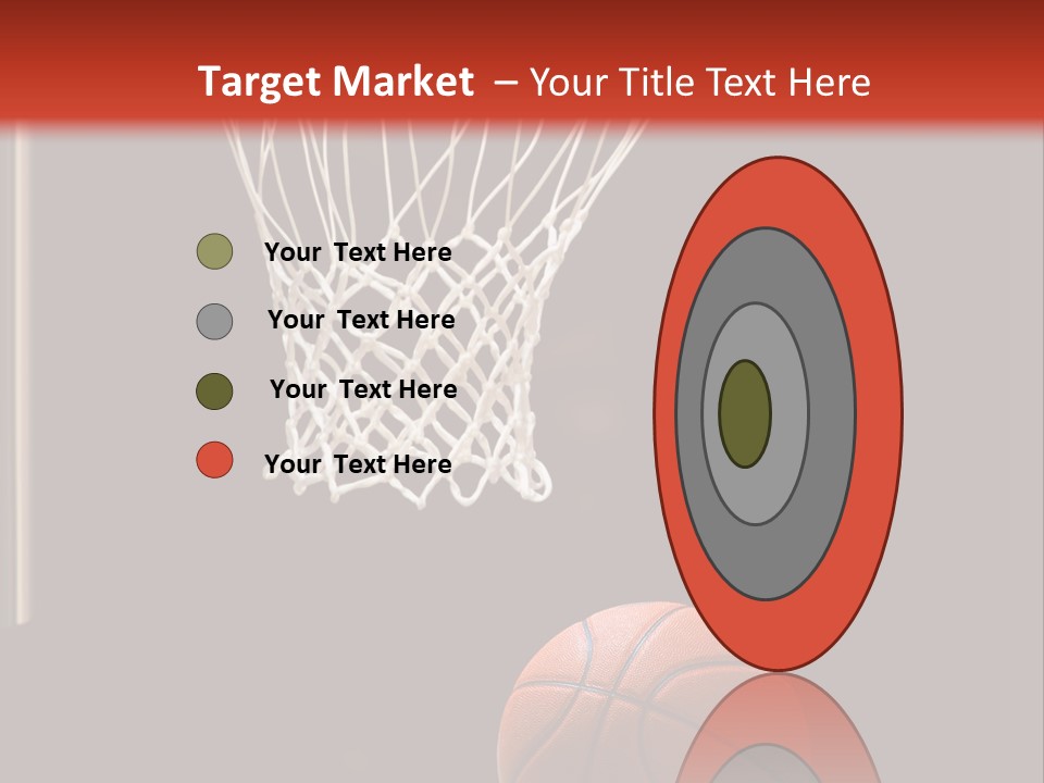 Ball Net Goal PowerPoint Template