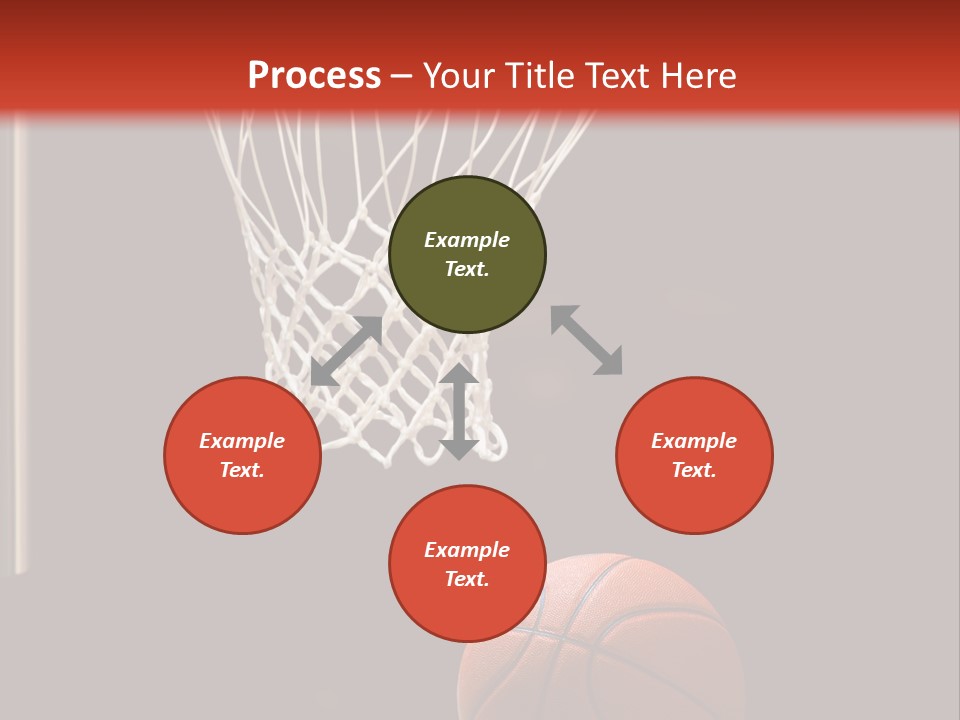 Ball Net Goal PowerPoint Template