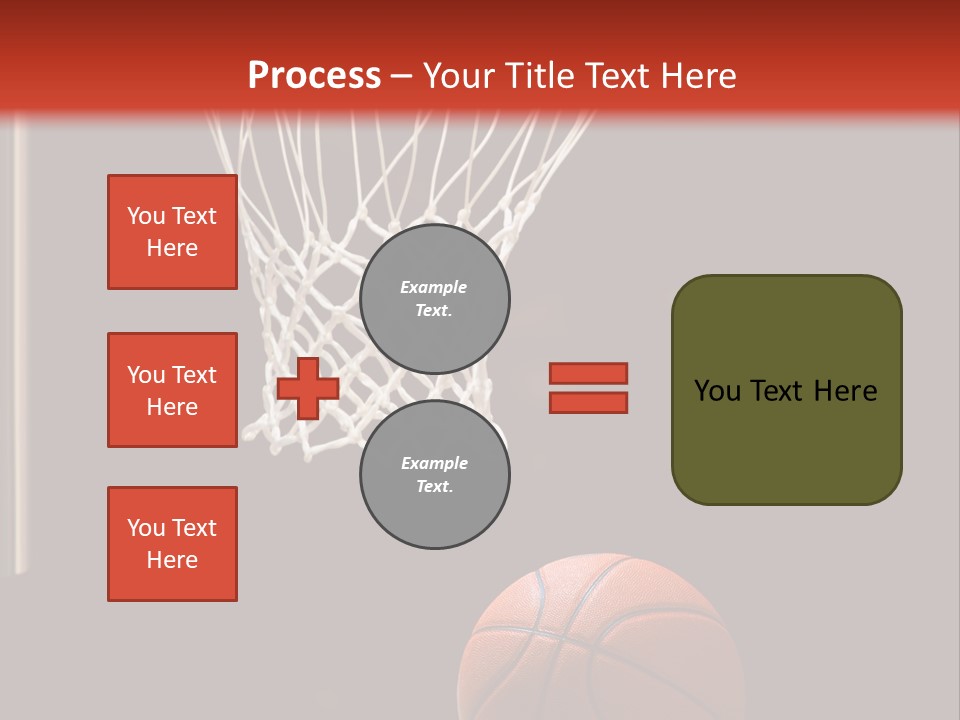Ball Net Goal PowerPoint Template