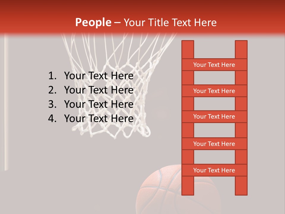 Ball Net Goal PowerPoint Template