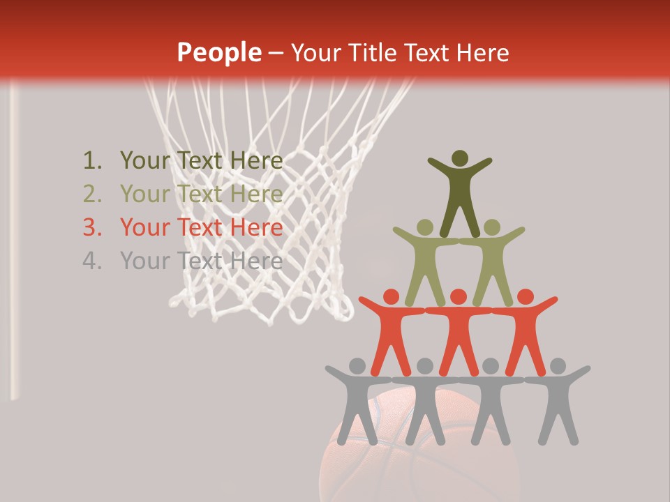 Ball Net Goal PowerPoint Template