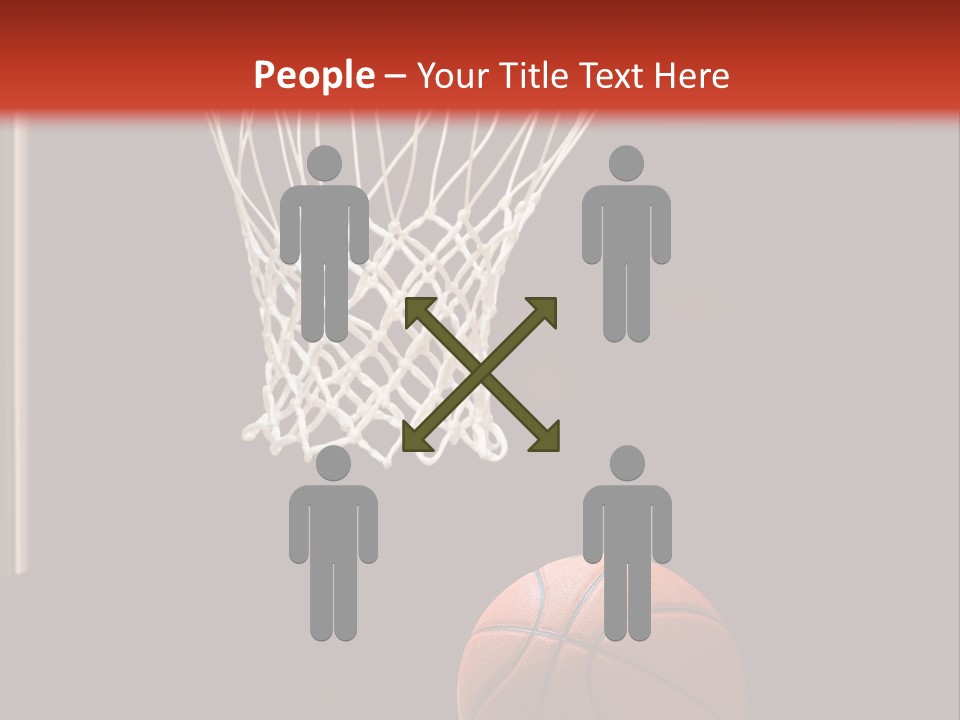 Ball Net Goal PowerPoint Template