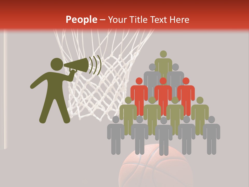 Ball Net Goal PowerPoint Template