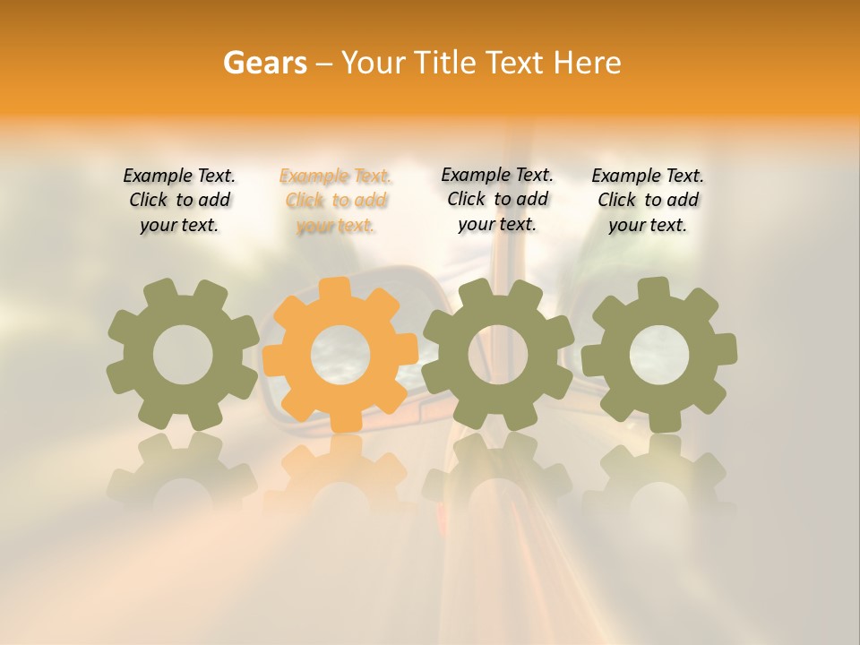 Background Auto Mirror PowerPoint Template