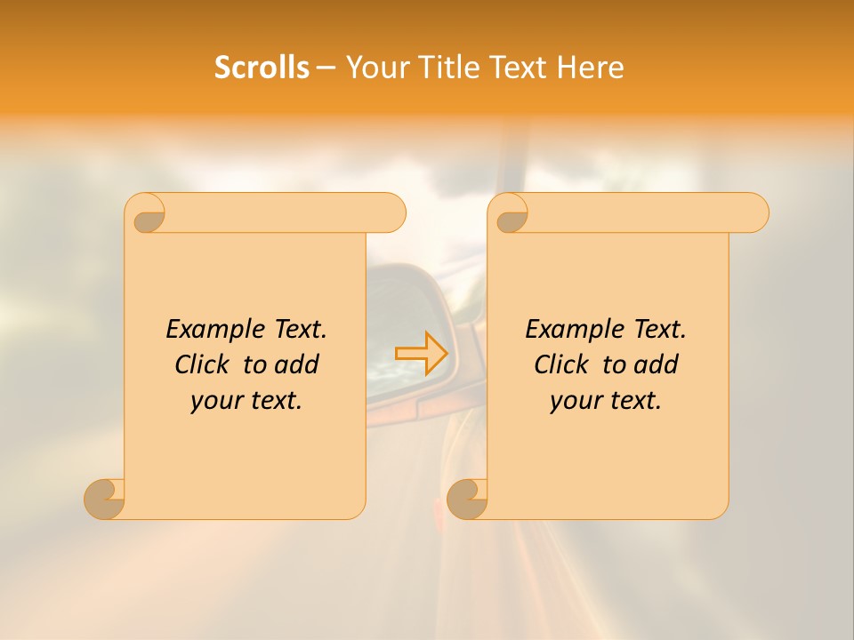 Background Auto Mirror PowerPoint Template