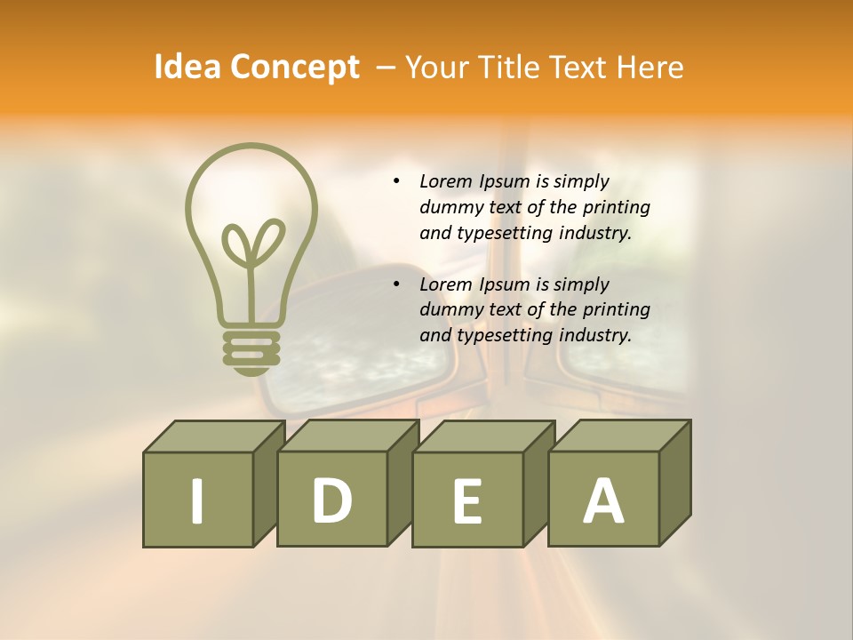Background Auto Mirror PowerPoint Template