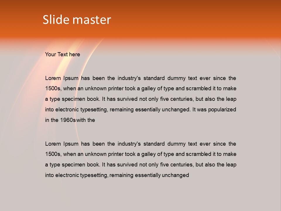 Energy Concepts Graphic PowerPoint Template
